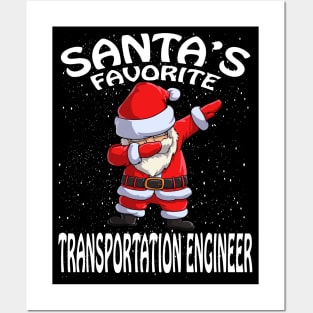 Santas Favorite Transportation Engineer Christmas Posters and Art